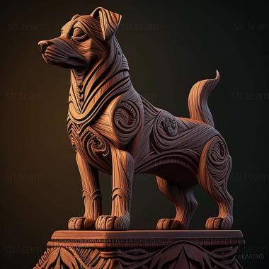 3D модель Азавак собака (STL)